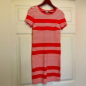 Old Navy, red and white striped dress, mini, excellent condition, size XS